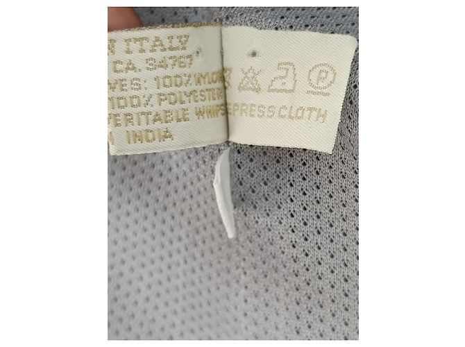 Prada Jacke aus Peyton Leder und Nylon hellblau - Ansicht 6