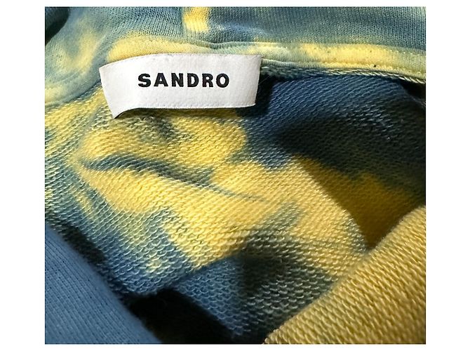 Sandro Hoodie Tie-Dye Baumwolle XL Mehrfarben - Ansicht 4