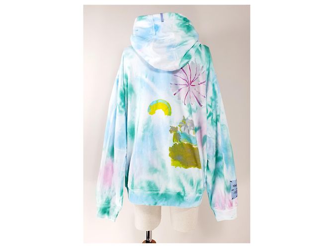 Sudadera Alexander Mcqueen Earth Up Tie-Dye Azul Multicolor - vista 4
