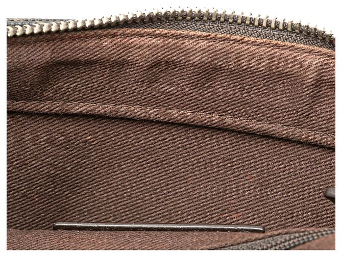 LOEWE Borsa a tracolla in tela nera con anagramma - vista 11