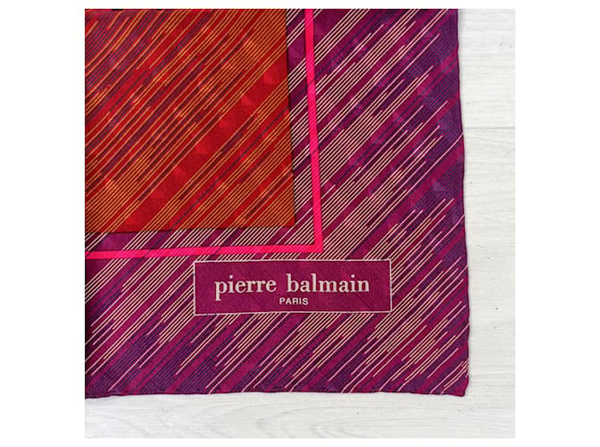 Pierre Balmain Foulard Balmain vintage anni '70 Multicolore - vista 2
