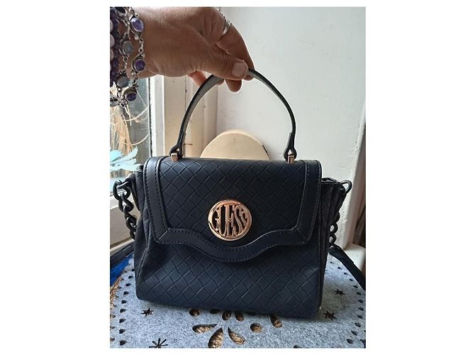 Borsa a mano Guess in pelle nera Nero - vista 3