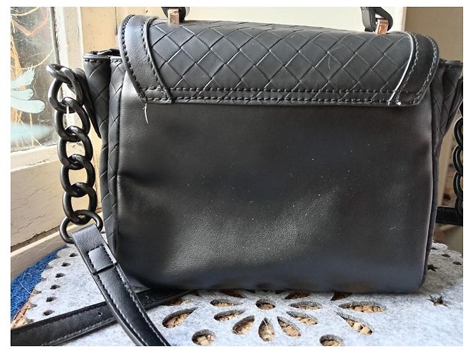 Borsa a mano Guess in pelle nera Nero - vista 4