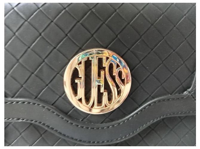 Borsa a mano Guess in pelle nera Nero - vista 9
