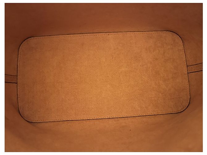 Borsa neverfull Louis vuitton in pelle epi Bianco - vista 7