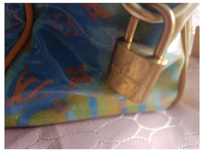Louis Vuitton Weekender Richard Prince Multicolore Leather Multiple colors - view 10