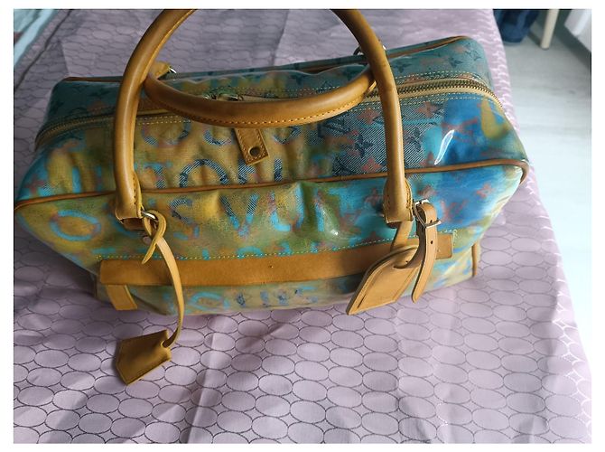Louis Vuitton Weekender Richard Prince Multicolore Leather Multiple colors - view 2