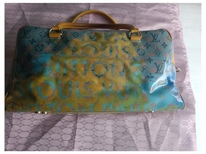 Louis Vuitton Weekender Richard Prince Multicolore Leather Multiple colors - view 4