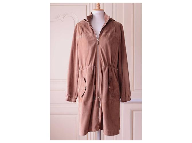 Parka de ante Massimo Dutti Camello - vista 2