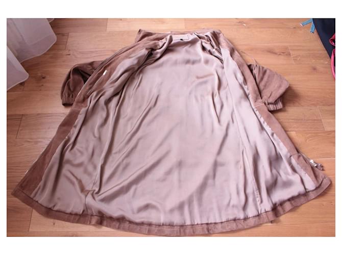 Parka de ante Massimo Dutti Camello - vista 7
