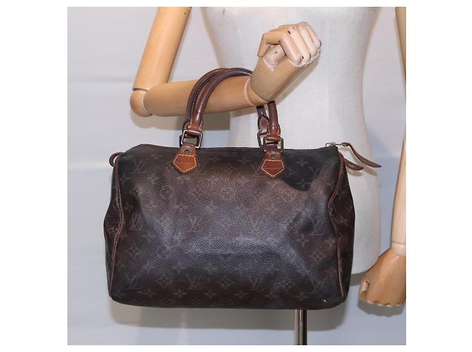 LOUIS VUITTON Borsa a Mano Monogram Speedy 30 M41526 LV Auth 86570 Monogramma - vista 22