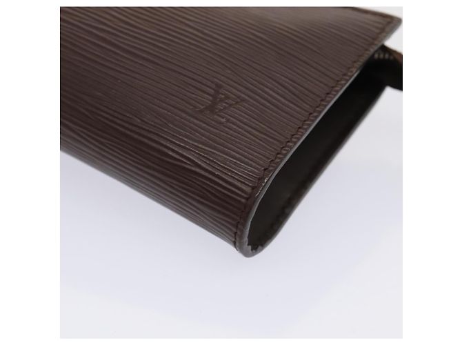 LOUIS VUITTON Epi Bucket PM Pouch Pouch Mocha LV Auth 83164 Marrone - vista 14