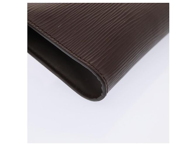 LOUIS VUITTON Epi Bucket PM Pouch Pouch Mocha LV Auth 83164 Marrone - vista 17