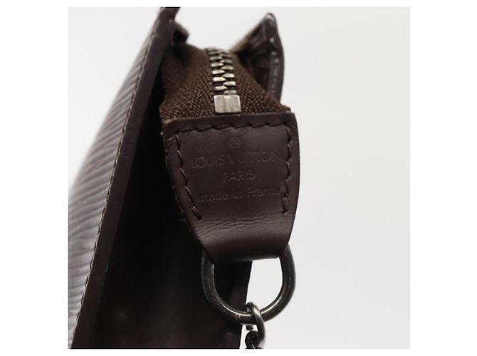 LOUIS VUITTON Epi Bucket PM Pouch Pouch Mocha LV Auth 83164 Marrone - vista 18
