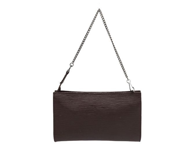LOUIS VUITTON Epi Bucket PM Pouch Pouch Mocha LV Auth 83164 Marrone - vista 2