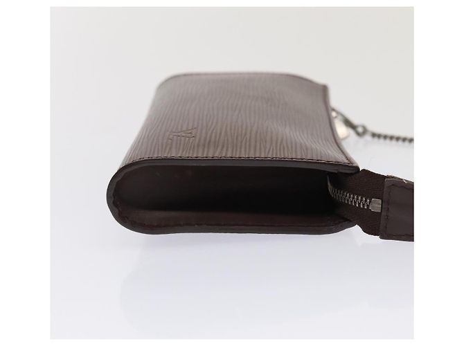 LOUIS VUITTON Epi Bucket PM Pouch Pouch Mocha LV Auth 83164 Marrone - vista 3