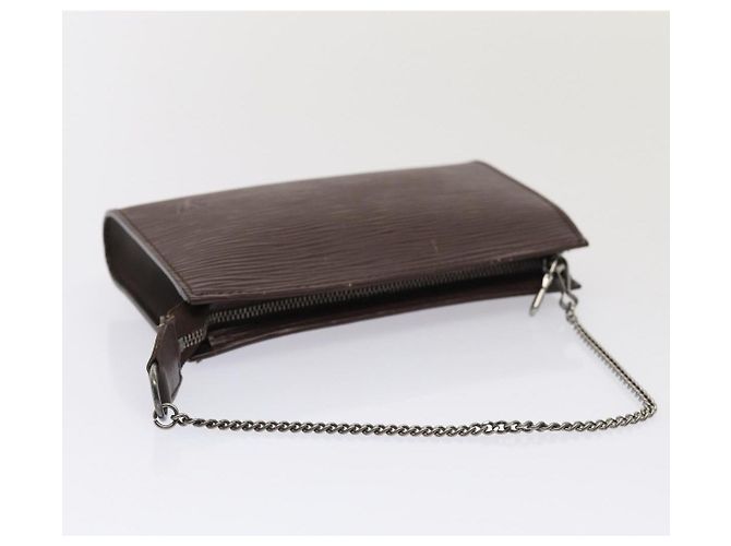LOUIS VUITTON Epi Bucket PM Pouch Pouch Mocha LV Auth 83164 Marrone - vista 7