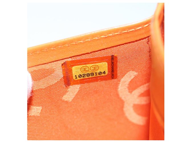 CHANEL Línea Cambon Monedero Largo de Cuero Beige CC Auth bs16763 - vista 12
