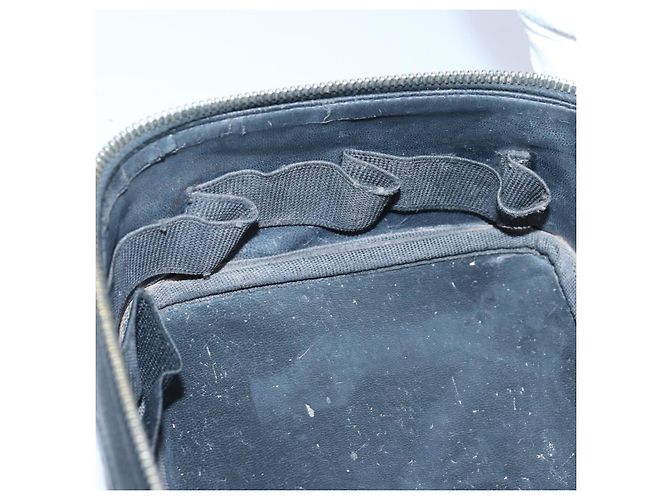 Vanity CHANEL COCO Marca Pochette Cosmetica Pelle Caviar Nera CC Auth bs16727 Nero - vista 17