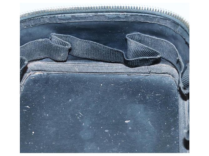 Vanity CHANEL COCO Marca Pochette Cosmetica Pelle Caviar Nera CC Auth bs16727 Nero - vista 18