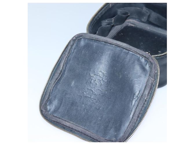Vanity CHANEL COCO Marca Pochette Cosmetica Pelle Caviar Nera CC Auth bs16727 Nero - vista 9