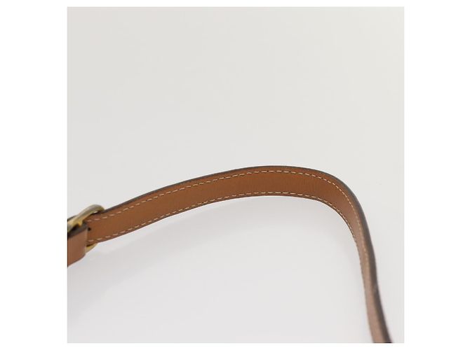 Céline Borsa a spalla in tela Macadam CELINE beige oro Auth yk14240 D'oro - vista 8