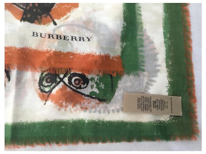 Chal de algodón BURBERRY LONDRES INGLATERRA Multicolor - vista 8