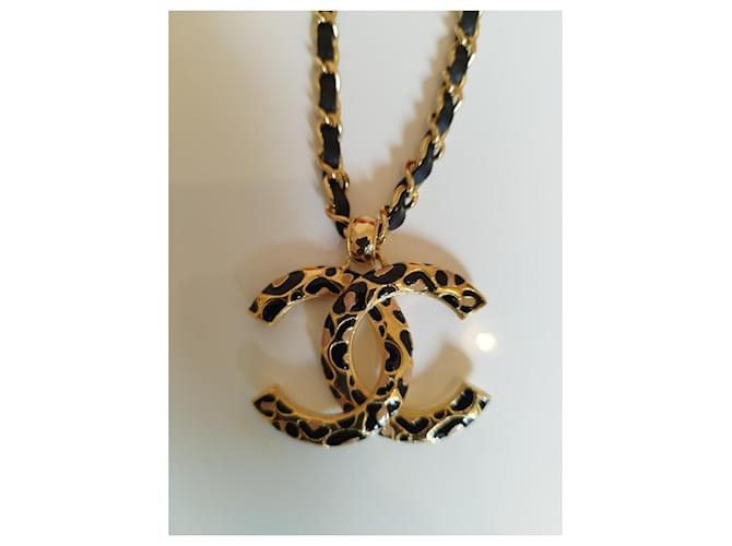Collana Chanel Jumbo D'oro - vista 6