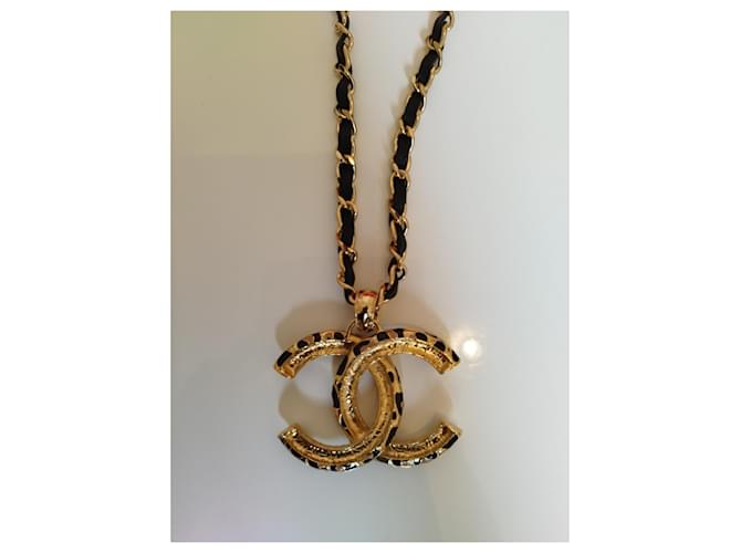 Collana Chanel Jumbo D'oro - vista 7