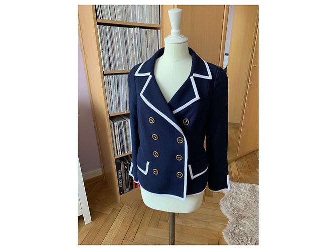Vintage Nina Ricci Blazer Marineblau - Ansicht 4
