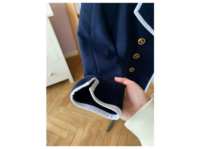 Vintage Nina Ricci Blazer Marineblau - Ansicht 6