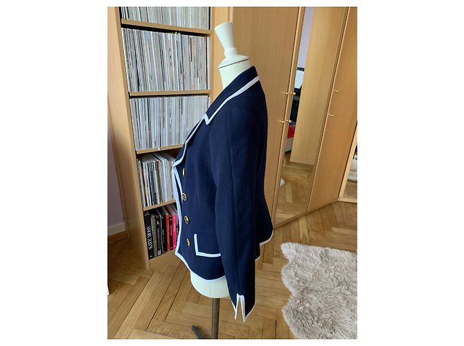 Vintage Nina Ricci Blazer Marineblau - Ansicht 7
