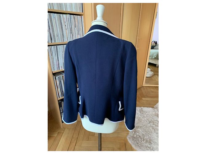 Vintage Nina Ricci Blazer Marineblau - Ansicht 9