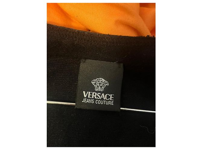 Cardigan bondage nero Versace Jeans Couture primi anni 2000 - vista 6