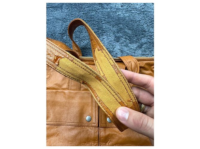 Autre Marque Borsa in pelle marrone a più tasche Yoshida Porter. Marrone chiaro - vista 5