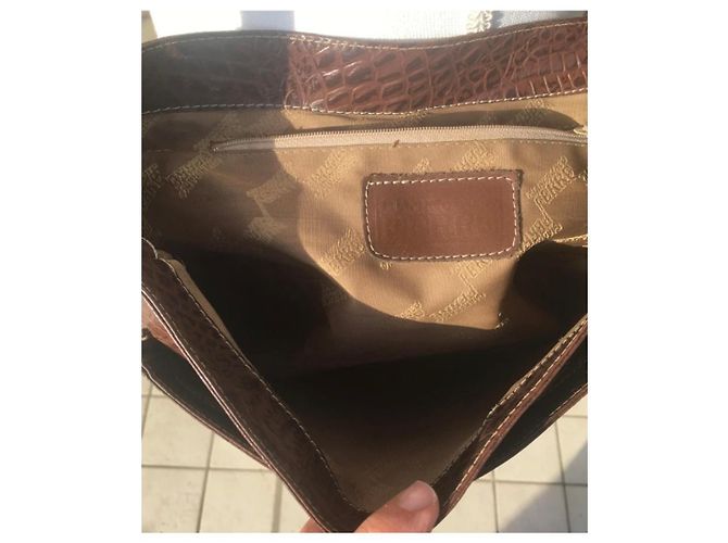 Gianfranco Ferré Vintage Schultertasche GIANFRANCO Ferre Braun - Ansicht 10