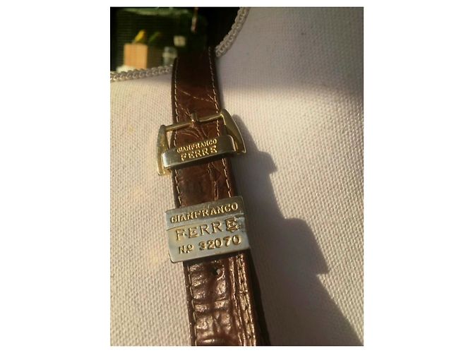 Gianfranco Ferré Vintage Schultertasche GIANFRANCO Ferre Braun - Ansicht 8
