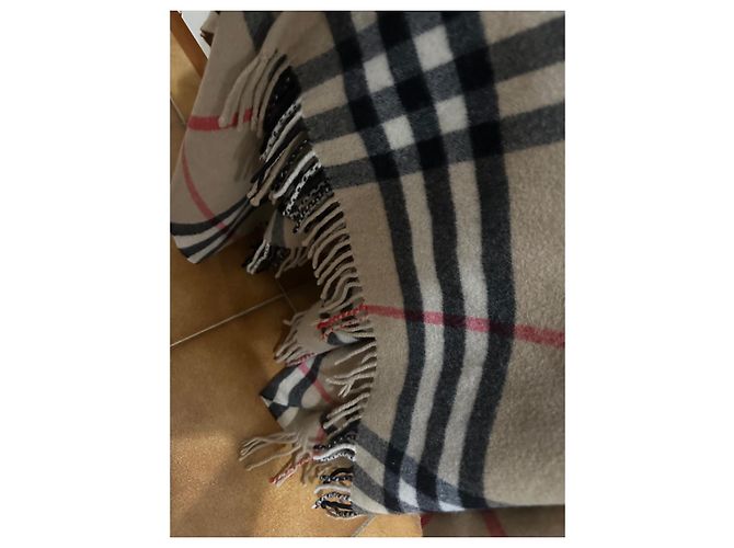 Abrigo Burberry de cachemira beige - vista 2
