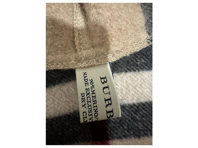 Abrigo Burberry de cachemira beige - vista 5