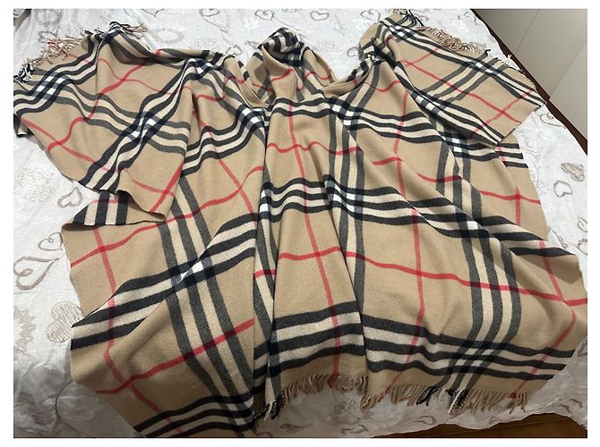Abrigo Burberry de cachemira beige - vista 6