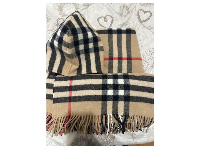 Abrigo Burberry de cachemira beige - vista 9