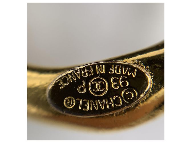 Chanel Selbstkette Coco aus seltenem Vintage-Goldmetall Golden - Ansicht 7