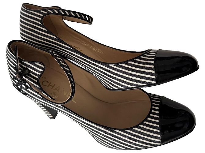 Chanel Scarpe Mary Jane, rare! Nero Bianco - vista 10