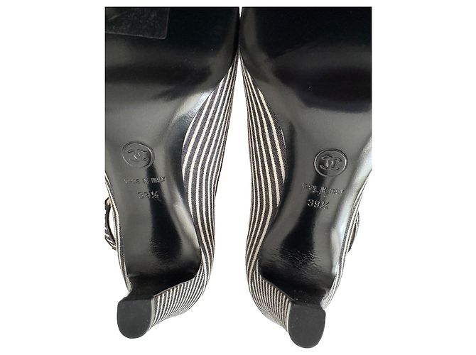Chanel Scarpe Mary Jane, rare! Nero Bianco - vista 13