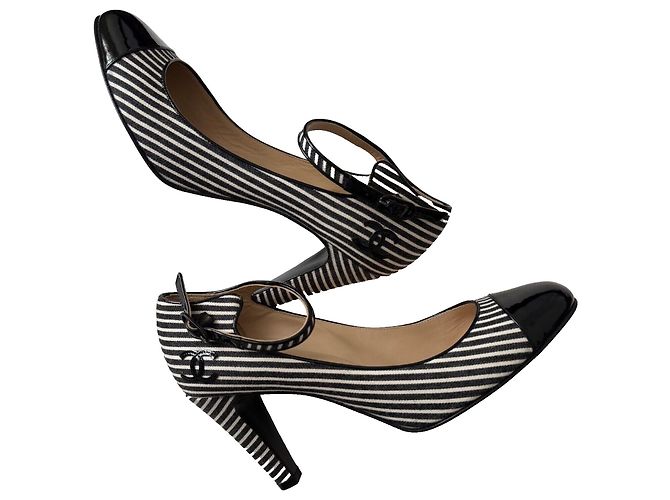 Chanel Scarpe Mary Jane, rare! Nero Bianco - vista 14