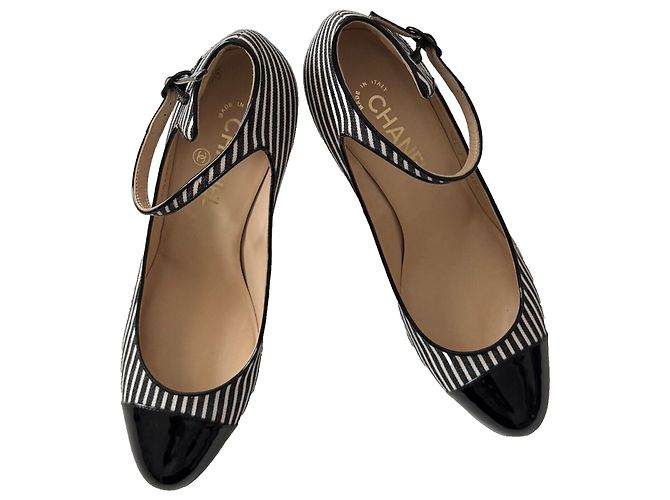 Chanel Scarpe Mary Jane, rare! Nero Bianco - vista 3