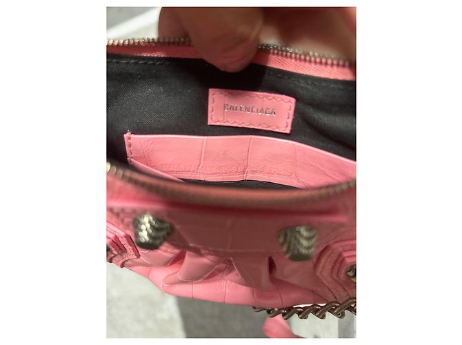 Balenciaga Le Cagole Mini con catena Rosa - vista 8