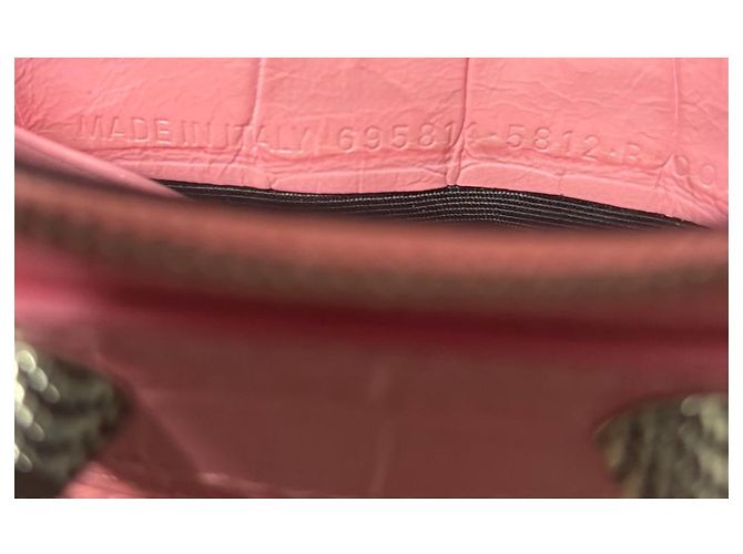Balenciaga Le Cagole Mini con catena Rosa - vista 9