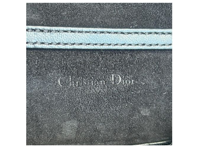 Clutch Diorama verticale in agnello con borchie Christian Dior Nero Gold hardware - vista 9