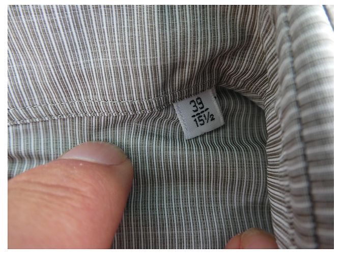 Hermès Baumwollhemd Größe 39 Grau - Ansicht 3